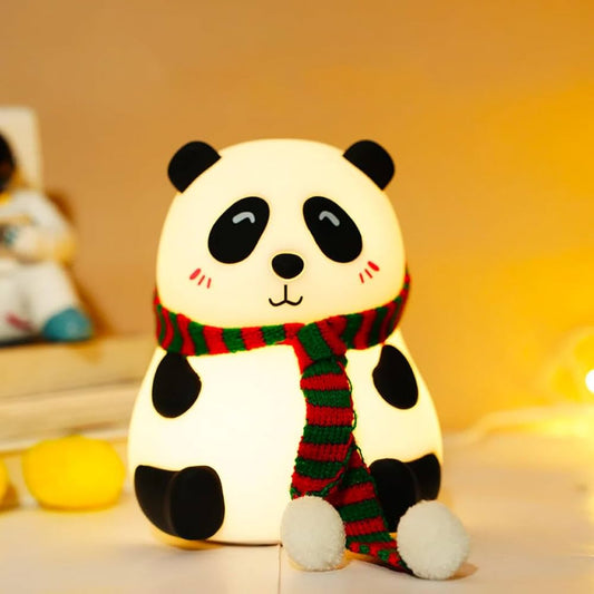 Good Goody Cute Panda 7 Color Changing Animal Night Light For Kids Bedroom (White)Pack Of 1(Silicone)