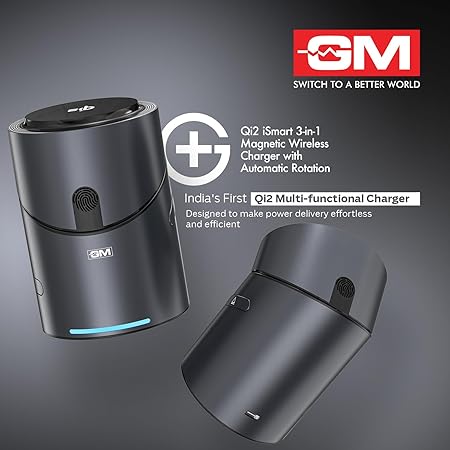 GM G Plus iSmart Qi2 3 In 1 Magnetic Wireless Charger